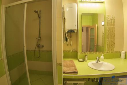 Однокомнатная квартира в Минске на Партизанском проспекте ванна