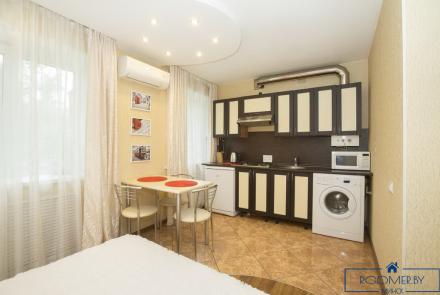 Однокомнатная квартира в Минске на Партизанском проспекте кухня