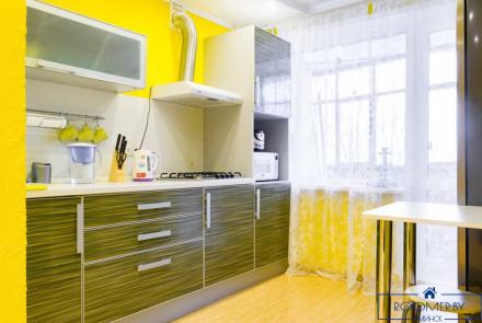 Однокомнатная квартира в Минске на Партизанском проспекте кухня