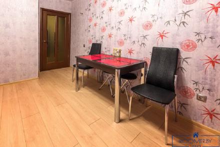 Однокомнатная квартира в Минске на Партизанском проспекте кухня