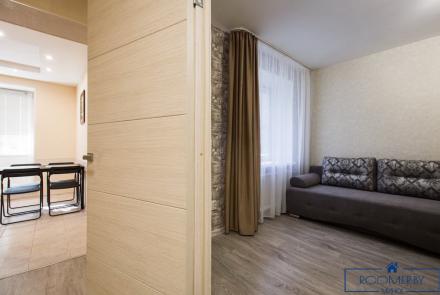 Однокомнатная квартира в Минске на Партизанском проспекте спальня