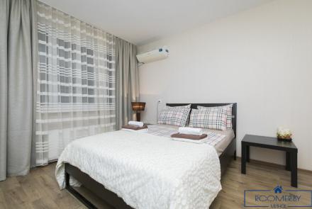 Однокомнатная квартира в Минске на Партизанском проспекте спальня