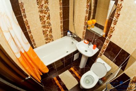 Однокомнатная квартира в Минске на Партизанском проспекте ванна