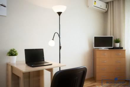 Однокомнатная квартира в Минске на Партизанском проспекте спальня