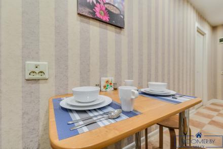 Однокомнатная квартира в Минске на Партизанском проспекте кухня