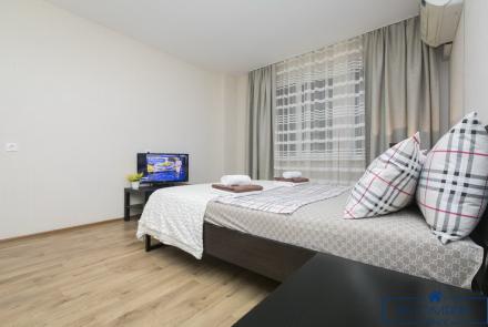 Однокомнатная квартира в Минске на Партизанском проспекте спальня