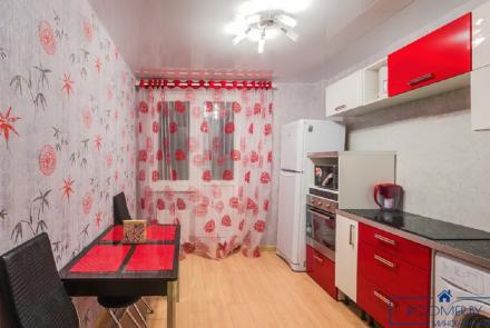 Однокомнатная квартира в Минске на Партизанском проспекте кухня