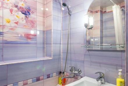 Однокомнатная квартира в Минске на Партизанском проспекте ванна