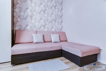 Однокомнатная квартира в Минске на Партизанском проспекте спальня