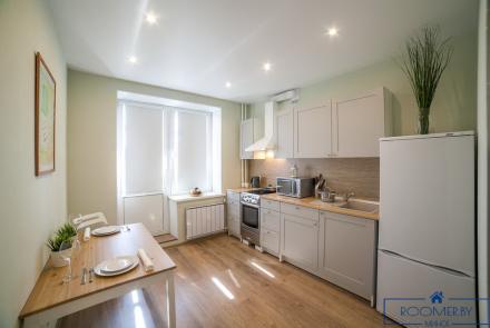 Однокомнатная квартира в Минске на Партизанском проспекте кухня