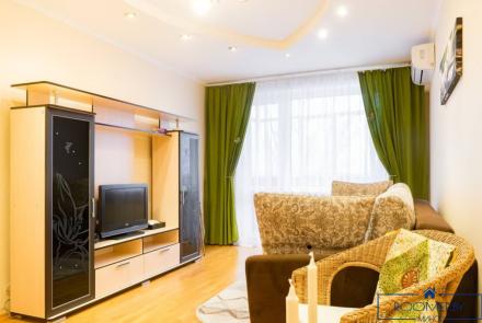 Однокомнатная квартира в Минске на Партизанском проспекте спальня