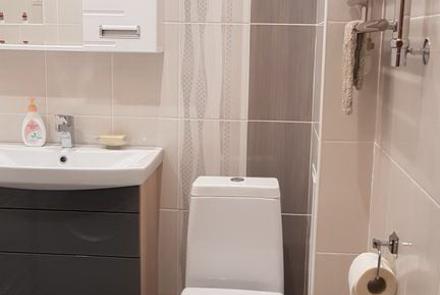 Однокомнатная квартира в Минске на Партизанском проспекте ванна