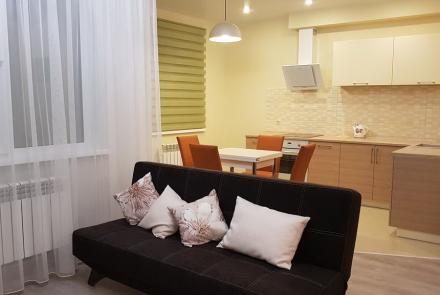 Однокомнатная квартира в Минске на Партизанском проспекте спальня