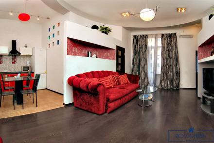 Квартира на сутки в Минске на улице Московская, 9 гостиная