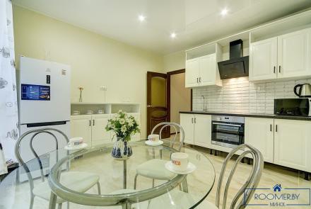 Квартира на сутки в Минске на улице Московская, 7 кухня